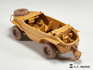 ET Model P35-136 WWII German Schwimmwagen Type166 Sagged wheels Wide For TAMIYA Kit 1/35 – Bild 7