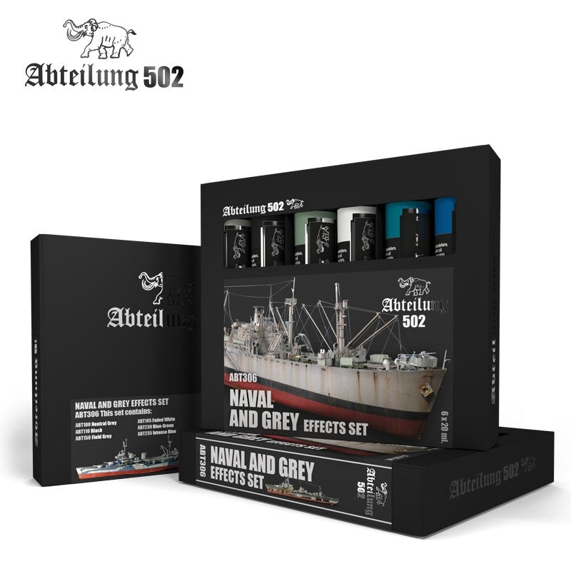 502 Abteilung Abt306 Naval and Gray Effects Set (6 colors)