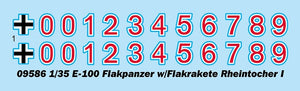 Trumpeter 09586 E-100 Flakpanzer w/Flakrakete Rheintocher I 1/35 – Bild 3