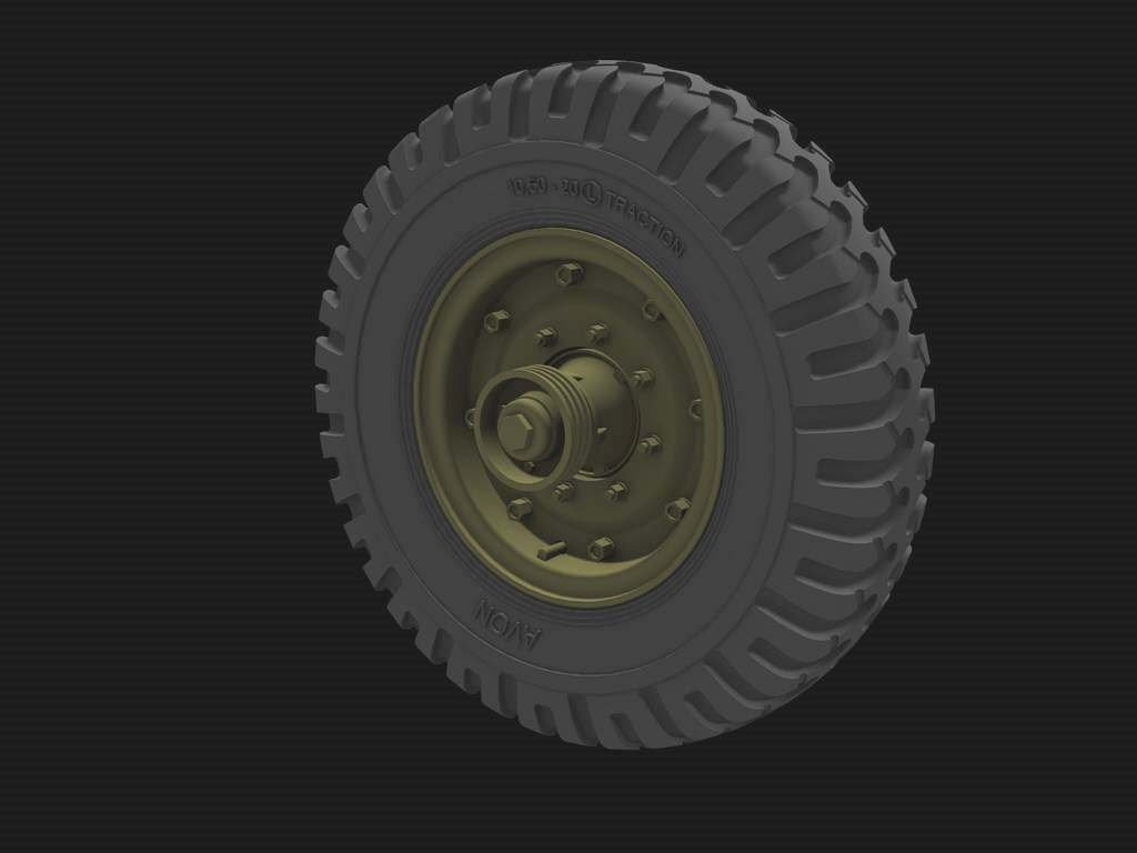 Panzer Art RE35-611 Fordson WOT 6 road wheels (AVON) 1/35 – imagen 2