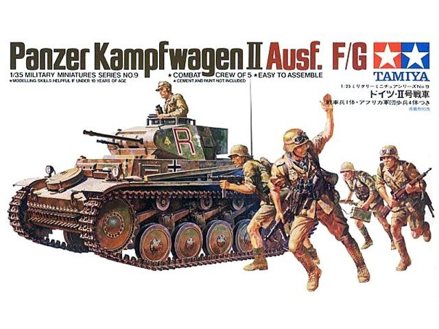 TAMIYA 35009 PanzerKampfWagen II 1/35 – obrázek 2