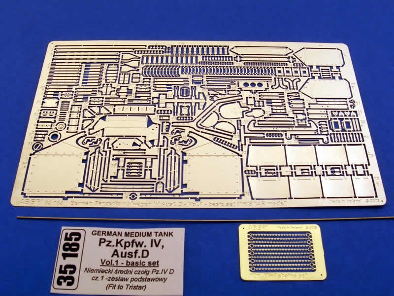Aber 35185 Char moyen allemand Pz.Kpfw. IV, Ausf. D - vol.1 - coffret de base (1/35)