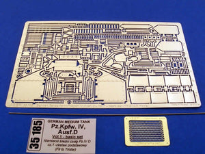 Aber 35185 German medium tank Pz.Kpfw. IV, Ausf. D - vol.1 - basic set 1/35