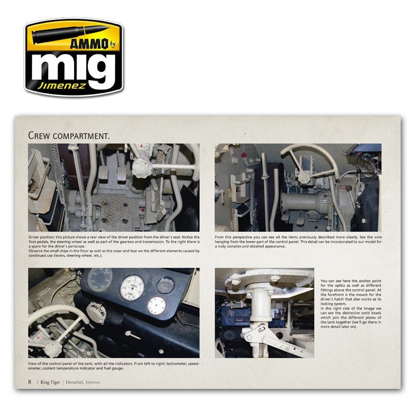AMMO of Mig Jimenez 6022 KING TIGER - VISUAL MODELERS GUIDE (English) – obrázek 3