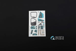 Intérieur imprimé en 3D et coloré sur papier décalcomanie Quinta Studio QD72018 Mi-24P (pour kit Zvezda) 1/72 – image 3