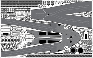 Pontos 37025FN IJN Musashi 1944 Detail up set Advanced Hinoki Tone Deck 1/350 – imagen 12