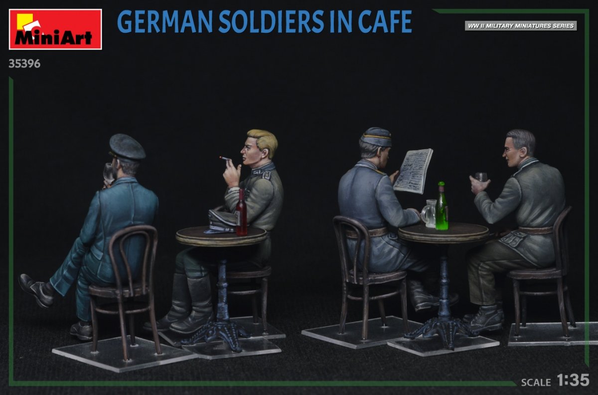 MiniArt 35396 GERMAN SOLDIERS IN CAFE 1/35 – imagen 6
