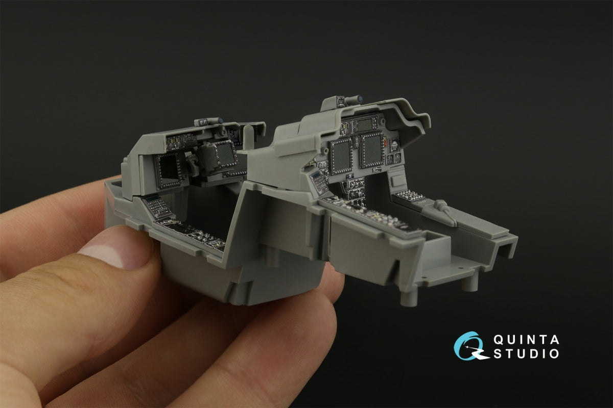 Quinta Studio QDS-35073 AH-64D/E 3D-Printed &amp;amp; colored Interior on decal paper (Meng) (small version) 1/35 – Bild 8