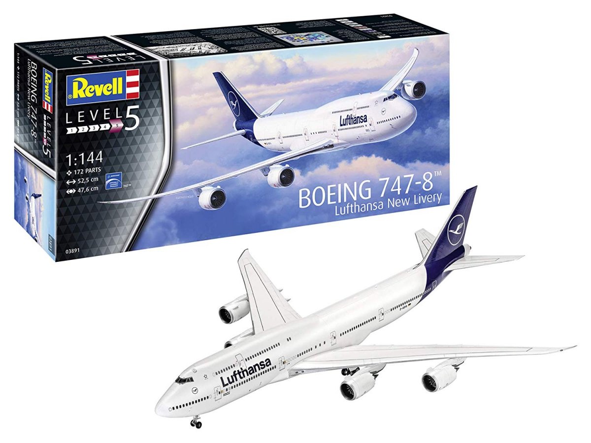 Revell 03891 Boeing 747-8 Lufthansa New Livery 1/144 – zdjęcie 2
