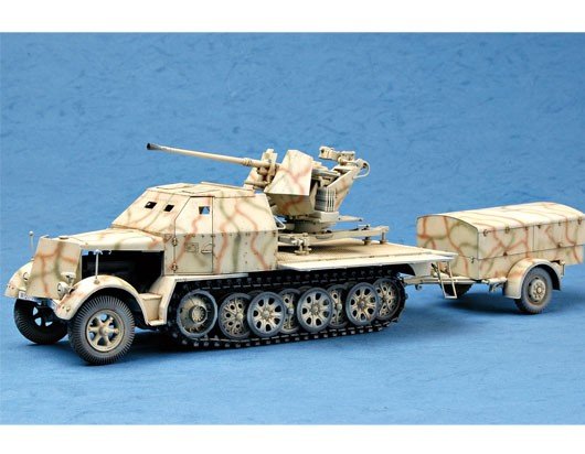 Trumpeter 01526 German Sd.Kfz.7/2 3.7cm Flak 37 auf Selbstfahrlafette Late 1/35 – image 2