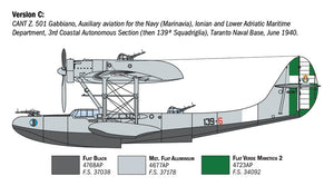 Italeri 0112 CANT Z.501 Gabbiano 1/72 – Bild 7