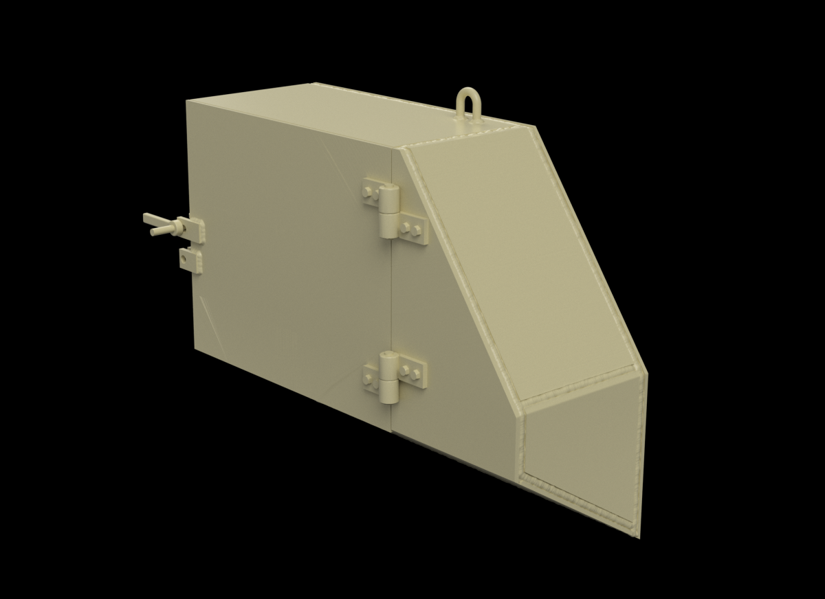 Panzer Art RE35-796 IR Armored box for Pz.Kpfw V Panther 1/35