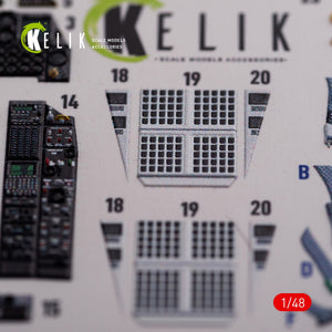 KELIK K48017 A-10C &amp;quot;Thunderbolt&amp;quot; interior 3D decals for Academy kit 1/48 – Bild 7