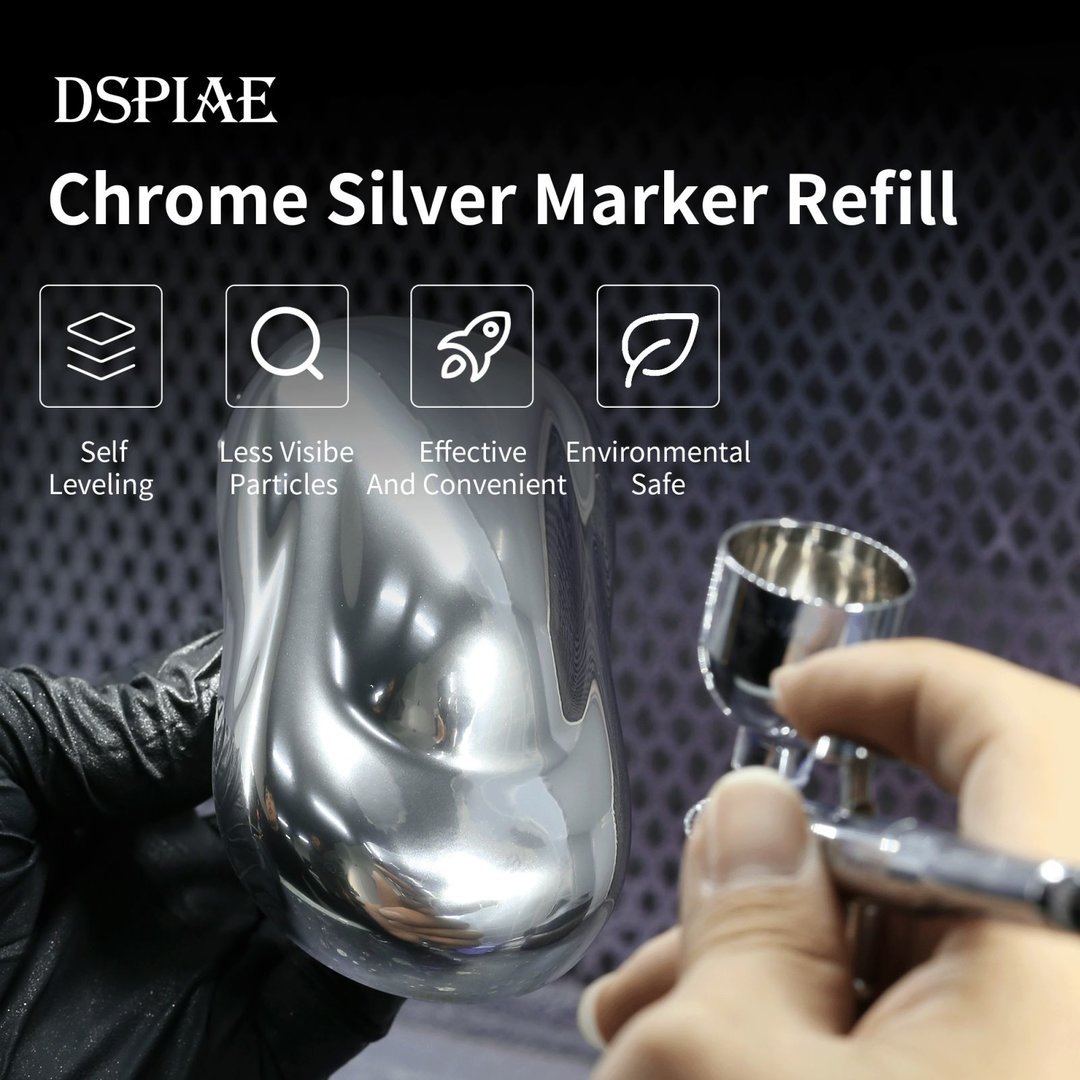 DSPIAE CR-10 Chrome Silver Refill For Markers (10ml) – Bild 7