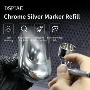 DSPIAE CR-10 Chrome Silver Refill For Markers (10ml) – Bild 7