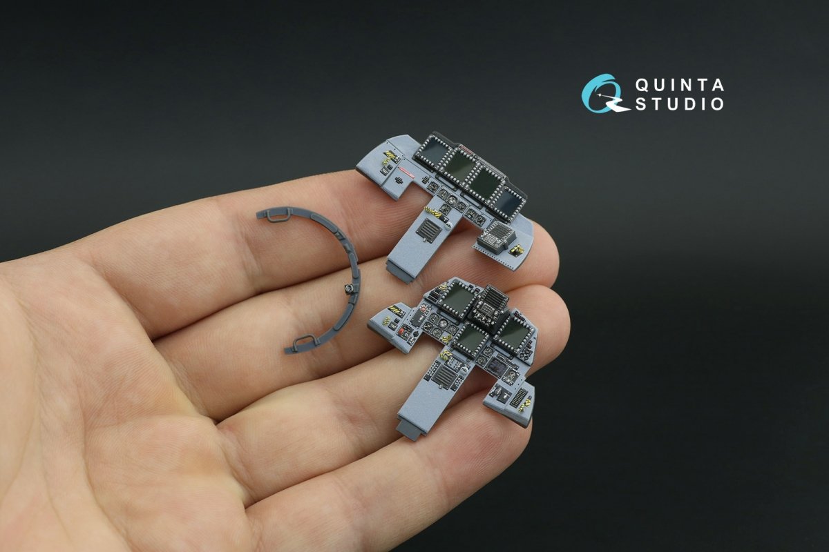 Quinta Studio QD32119 F-15E 3D-Printed &amp;amp; colored Interior on decal paper (Tamiya) 1/32 – Bild 4