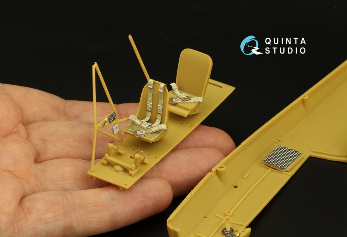 Quinta Studio QD35072 Fi 156C 3D-Printed &amp;amp; colored Interior on decal paper (Hobby Boss (ex-Tristar)) 1/35 – Bild 7