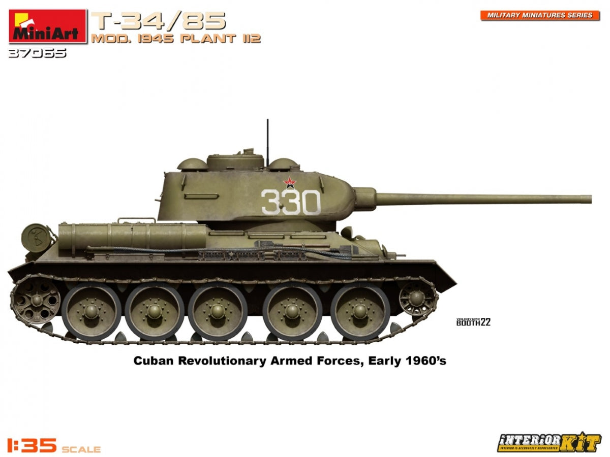 MiniArt 37065 T-34/85 MOD. 1945. PLANT 112. INTERIOR KIT 1/35 – image 18
