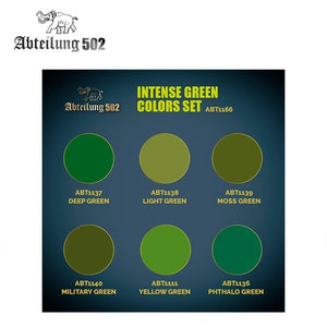 502 Abteilung ABT1166 – INTENSE GREEN COLORS SET (6pcs) – obrázek 2