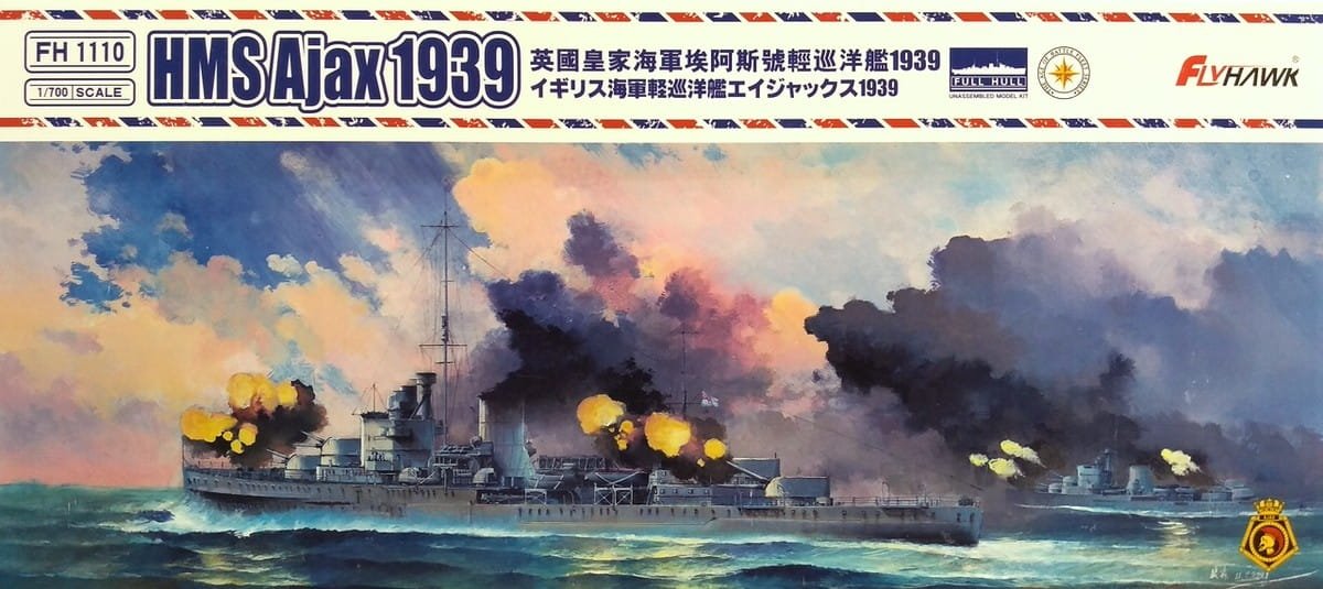 FlyHawk Model FH1110 HMS Ajax 1939 1/700