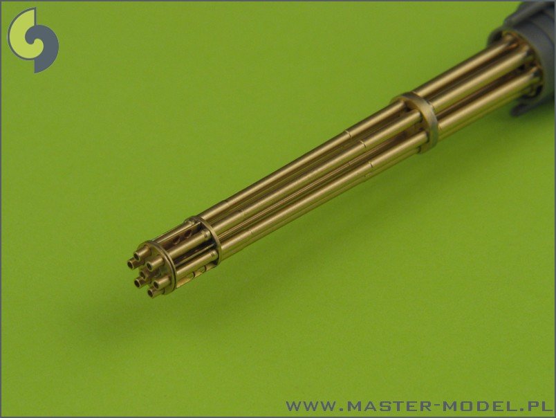 Master AM-32-029 M61 A1 Vulcan - Six-barrelled rotary 20mm cannon - turned barrels with etched barrel clamps 1/32 – image 3