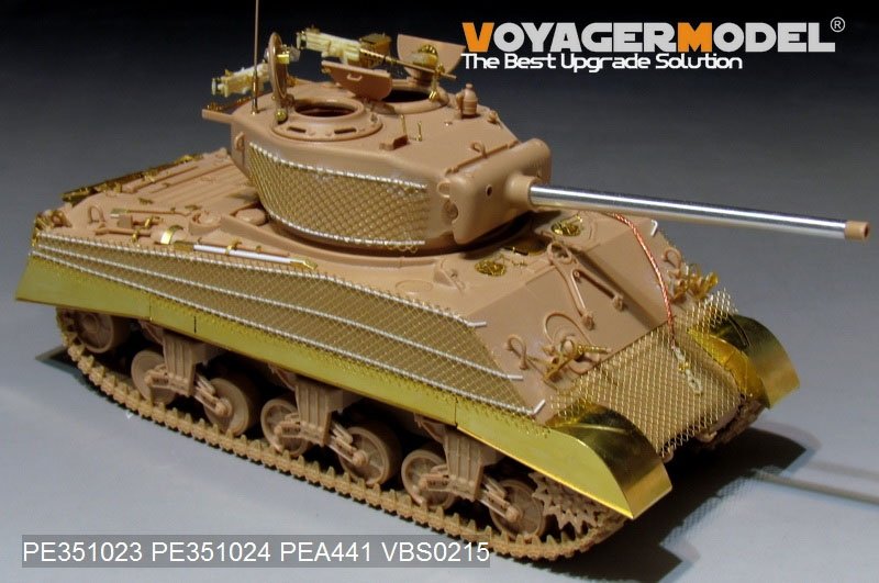 Voyager Model PE351023 WWII US M4A3 (76) in Mid Tank Basic For MENG TS-043 1/35 – immagine 15