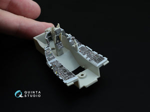 Quinta Studio QDS-32003 F-16C 3D-Printed &amp;amp; colored Interior on decal paper (Tamiya) (small version) 1/32 – Bild 3