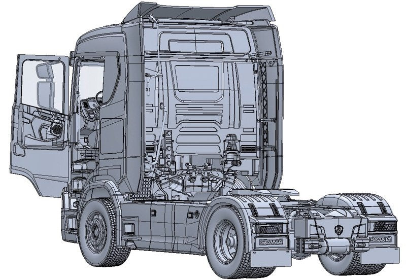 Italeri 3961 Scania S770 4x2 Normal Roof - LIMITED EDITION 1/24 – obrázek 7