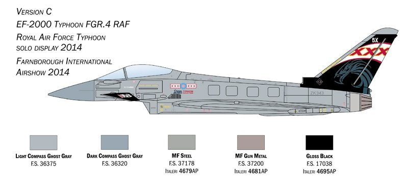 Italeri 1457 EF-2000 Typhoon In RAF Service 1/72 – image 3
