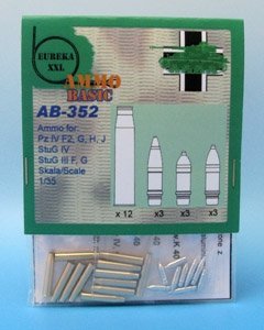 Eureka XXL AB-352 7.5 cm Ammo for Kw.K.40/Stu.K.40 L/43 and L/48 (1/35) – obrázek 2