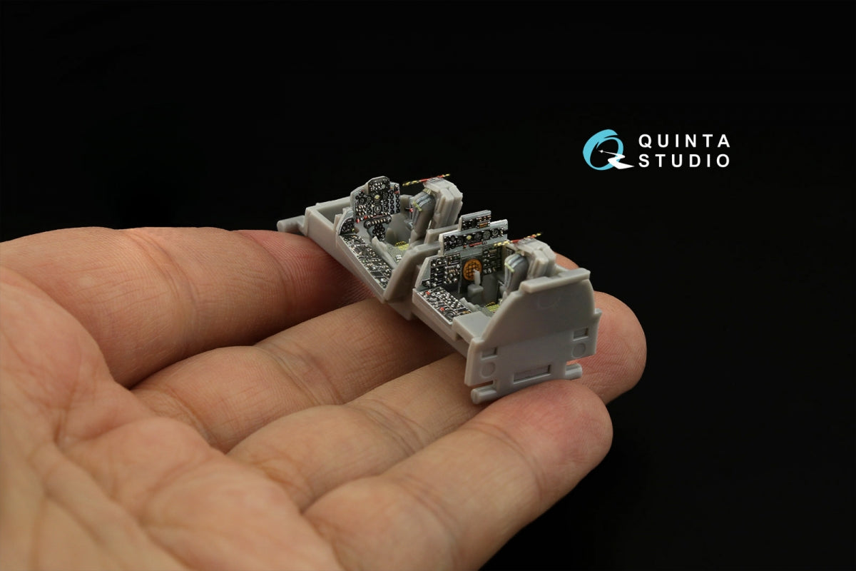 Quinta Studio QD72080 F-4J Late 3D-Printed &amp;amp; colored Interior on decal paper (Fine Molds) 1/72 – image 9