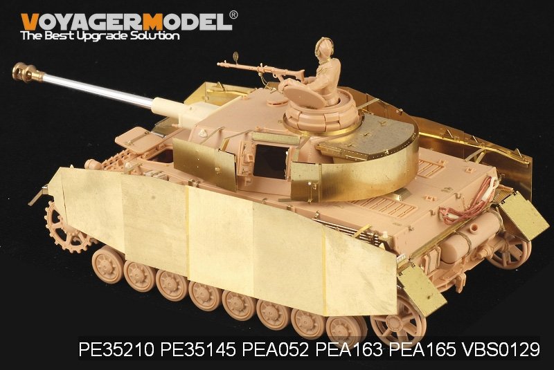 Voyager Model PEA165 WWII German Panzer.IV Ausf.H/J schürzen (For TAMIYA 35209 35181) 1/35 – Bild 3