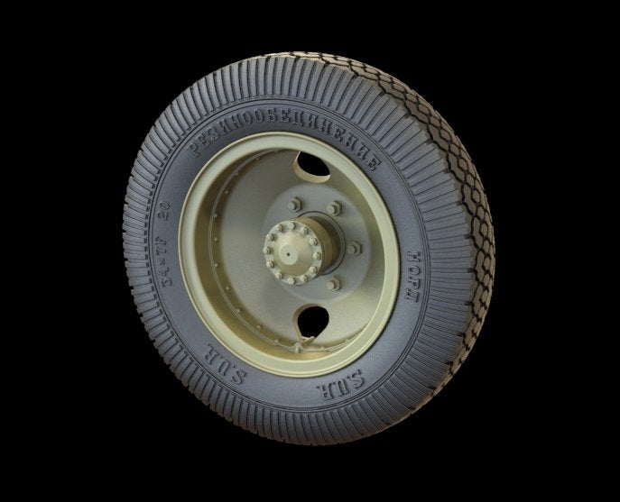 Panzer Art RE35-532 ZiS-5 road wheels (Jaroslavskij Zavod) 1/35 – imagen 2