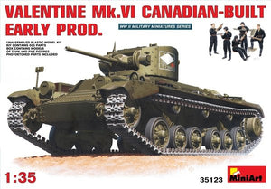 MiniArt 35123 Valentine Mk. VI early production (Canadian Build) 1/35