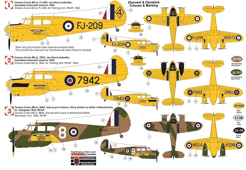 Kovozavody Prostejov KPM0169 Cessna CRANE Mk.Ia 1/72 – image 2