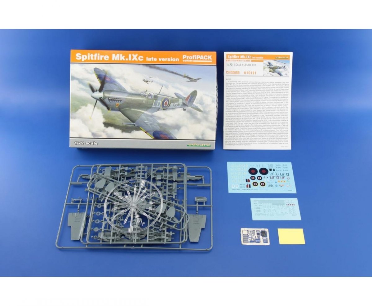 Eduard 70121 Spitfire Mk.IXc late version 1/72 – Bild 2