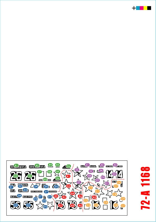 Star Decals 72-A1168 72-A1168 US 6th Armored Division 2 The Super-Sixth in Europe 1944-45 1/72 – image 2