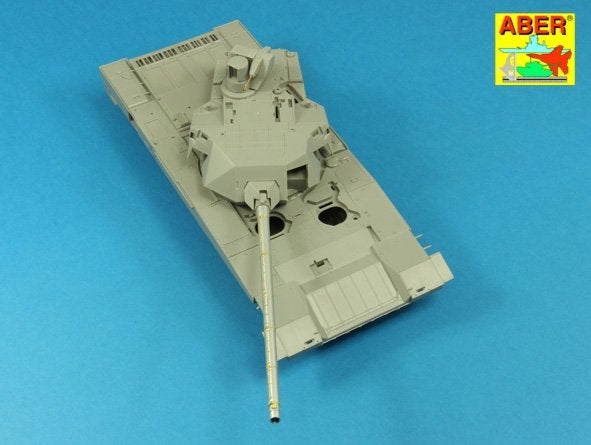 Aber 35L-187 Armament for Russian Main Battle Tank T-14 ARMATA barrel for 125 mm 2A82-1M cannon &amp;amp; barrel for 12.7 mm 1/35 – image 9