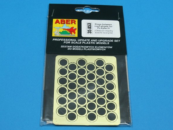 Aber 35A053 Obręcze między kołami nośnymi dla Pz.IV 1/35 – zdjęcie 3