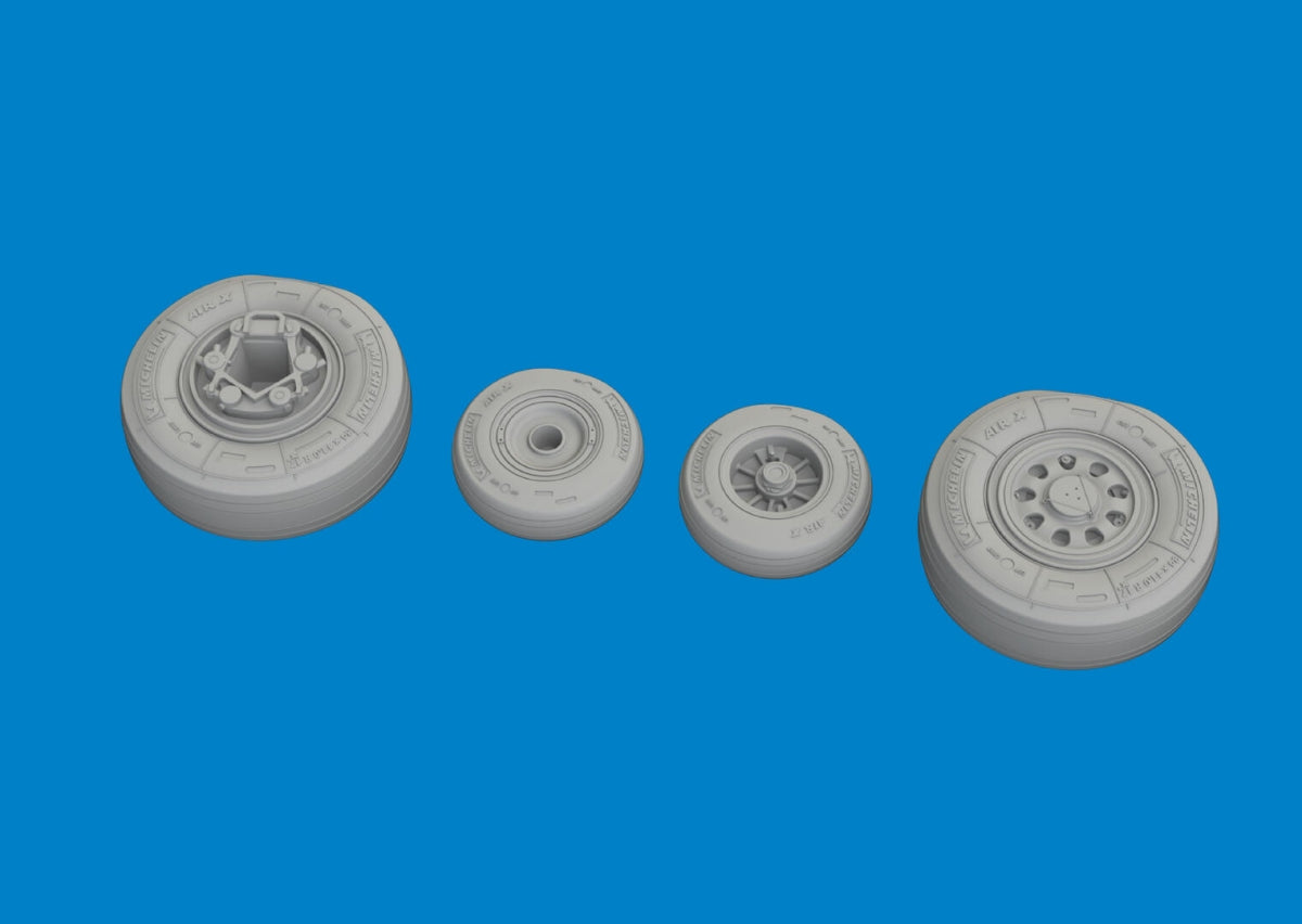 Eduard 6481110 F-35C wheels TAMIYA 1/48 – obrázek 3