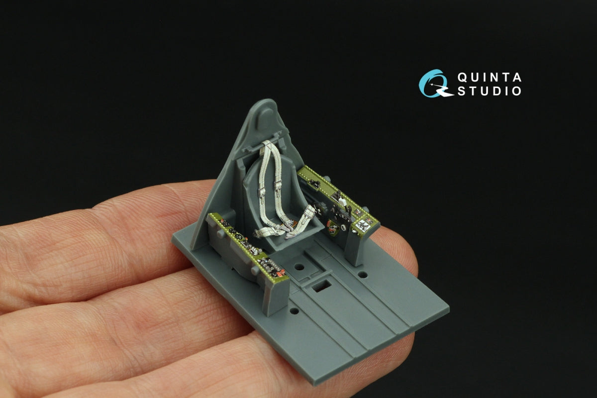 Quinta Studio QD48413 F6F-3E/N Hellcat 3D-Printed &amp;amp; coloured Interior on decal paper (Eduard) 1/48 – zdjęcie 7