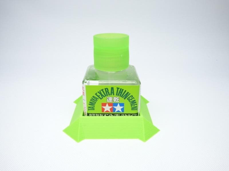 Ultimate Modeling UMP073 Ultimate Glue Bottle Holder (for Tamiya) Translucent Green – image 2