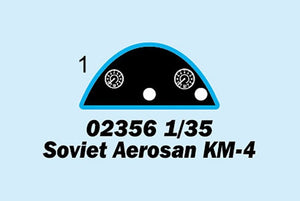 Trumpeter 02356 Soviet Aerosan KM-4 1/35 – image 3