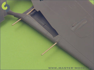 Master AM-48-019 Fw 190 A7, A8 armament set (MG 131 barrel tips, MG 151 barrels, MG 151 fairings) &amp;amp; Pitot Tube (1/48) – obrázek 5