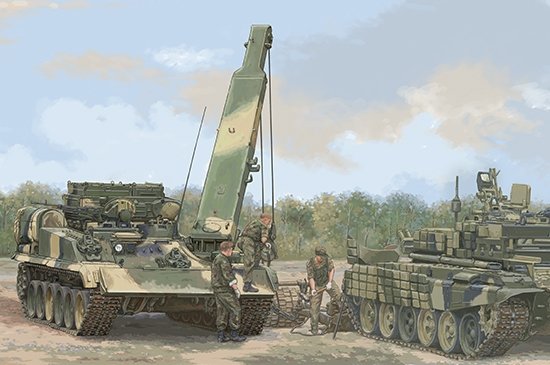 Trumpeter 09554 Russian BREM-1M Armored Recovery Vehicle 1/35