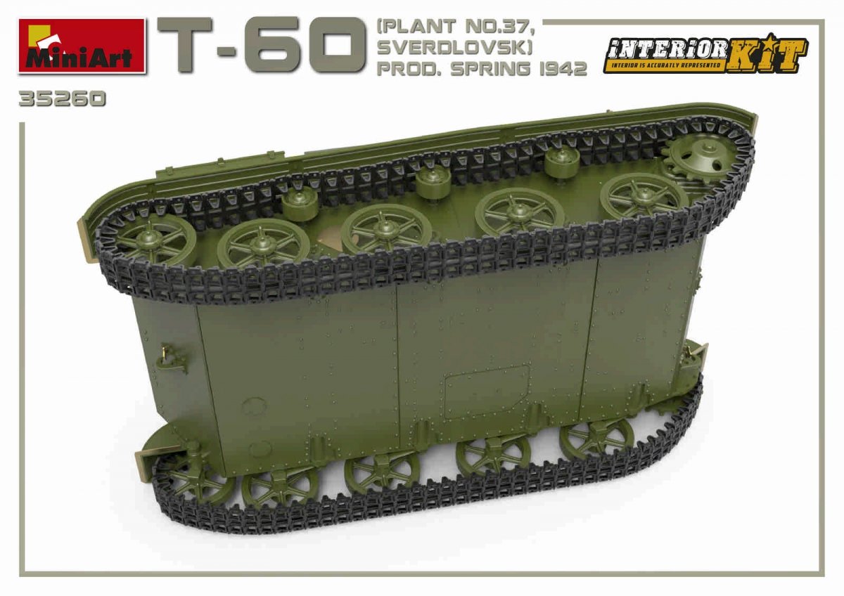 MiniArt 35260 T-60 PLANT N.37, SVERDLOVSK PROD. SPRING 1942. INTERIOR KIT 1/35 – immagine 14
