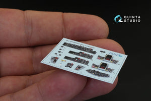 Quinta Studio QD48063 F-104G 3D-Printed &amp;amp; colored Interior on decal paper (for Hasegawa kit) 1/48 – image 4