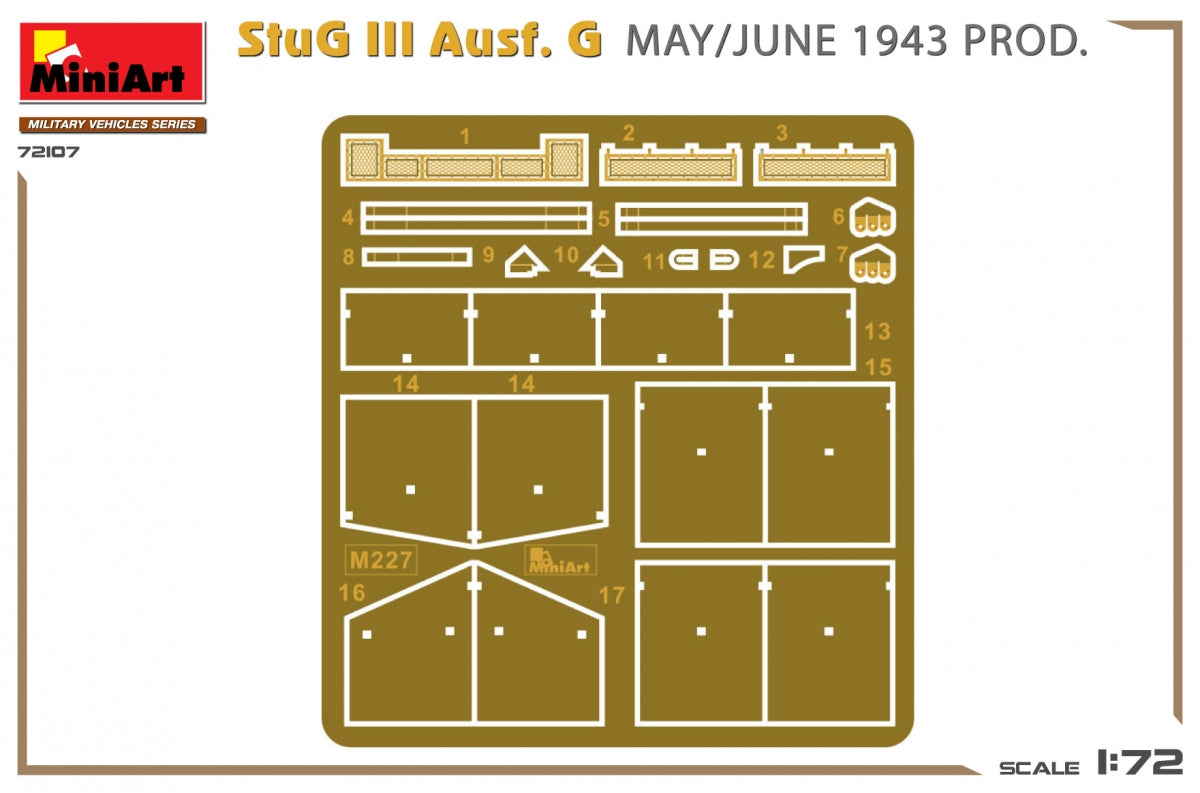 MiniArt 72107 StuG III Ausf. G MAY/JUNE 1943 PRODUCTION 1/72 – Bild 3