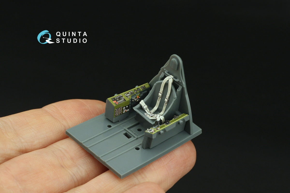 Quinta Studio QD48330 F6F-3 Hellcat 3D-Printed &amp;amp; colored Interior on decal paper (Eduard) 1/48 – image 7