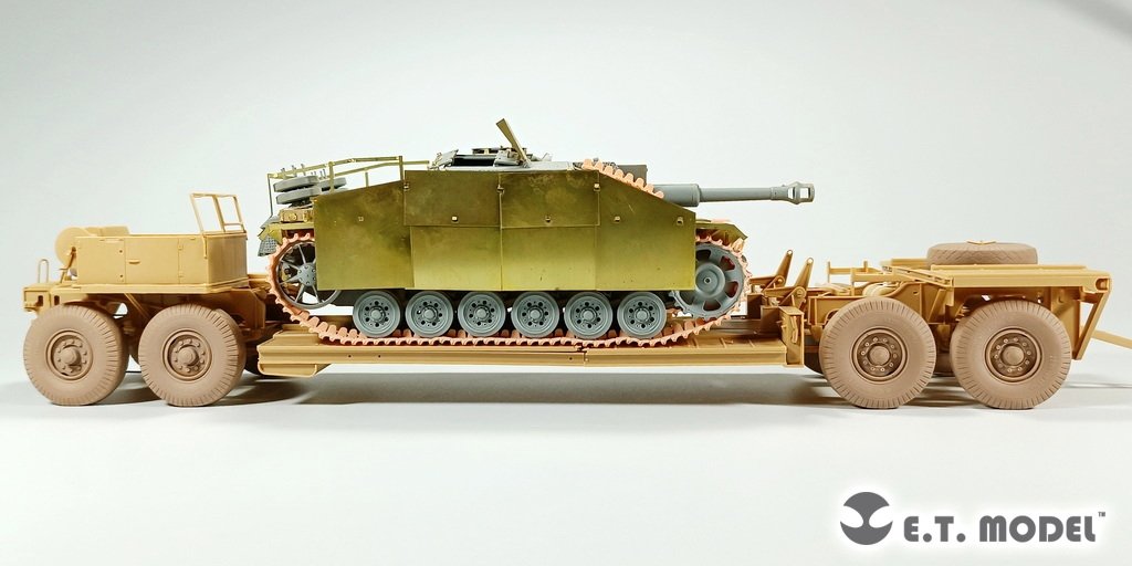 ET Model P35-123 WWII German Tank Transporter Sd.Ah.116 Sagged wheels For TAMIYA Kit 1/35 – Bild 8